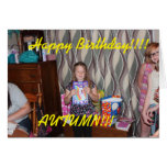 Birthday Party Greeting Card. Card