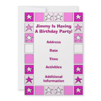 BIRTHDAY PARTY INVITATION