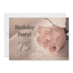 Birthday party invitation75 years old