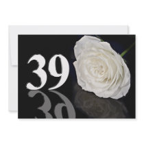 Birthday party invitation 39 years old