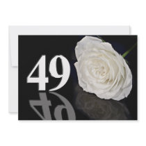 Birthday party invitation 49 years old
