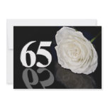 Birthday party invitation 65 years old