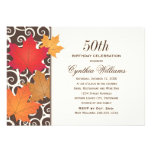 Birthday Party Invitation | Autumn Fall Theme