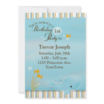 Birthday Party Invitation Beach or Pool
