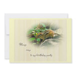 Birthday Party Invitation - Chipmunk