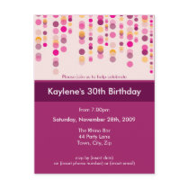 BIRTHDAY PARTY INVITATION :: discotek 2 postcards
