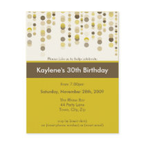 BIRTHDAY PARTY INVITATION :: discotek 6 Postcards