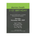 BIRTHDAY PARTY INVITATION :: dynamic centric P10 Post Cards