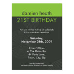 BIRTHDAY PARTY INVITATION :: dynamic centric P10 Post Cards
