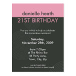 BIRTHDAY PARTY INVITATION :: dynamic centric P2 Post Cards