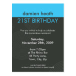 BIRTHDAY PARTY INVITATION :: dynamic centric P7 Postcards