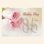 Birthday party invitation for 85 years invitations
