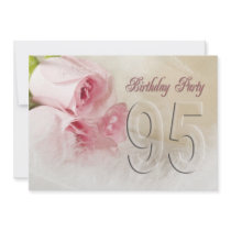 Birthday party invitation for 95 years