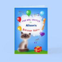Birthday Party Invitation for Kids cards
