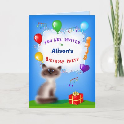 Birthday Party, Kids Party - All kind of birthday party invitation cards for