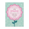 BIRTHDAY PARTY INVITATION :: numbered daisy 3 postcards by simplysweetart BIRTHDAY PARTY INVITATION :: numbered daisy 3 postcards