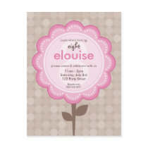 BIRTHDAY PARTY INVITATION :: numbered daisy 4 postcards by simplysweetart BIRTHDAY PARTY INVITATION :: numbered daisy 4 postcards