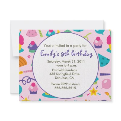 Birthday party invitation - photo by EveryMilestone