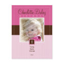 BIRTHDAY PARTY INVITATION :: stitched - girl postcards