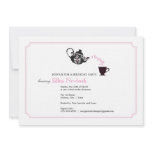 Birthday Party Invitation - Tea