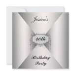 Birthday Party Invitation White envelope
