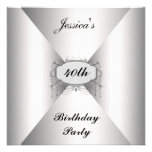 Birthday Party Invitation White envelope