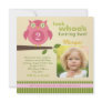 Birthday Party Invitation with Photo | Pink Owl