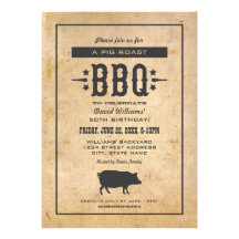 Birthday Party Invitations | Backyard BBQ Theme
