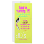 Birthday Party Invite | 80's Theme II |her