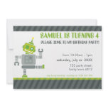 BIRTHDAY PARTY INVITES :: robot dancing 2L