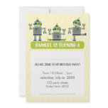 BIRTHDAY PARTY INVITES :: robotsx3 1P