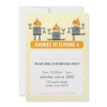 BIRTHDAY PARTY INVITES :: robotsx3 2P