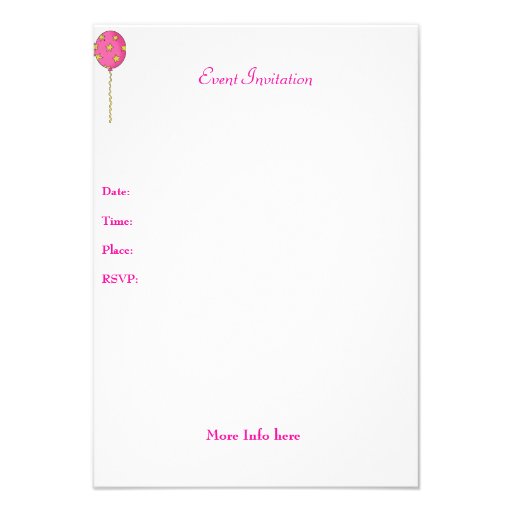 Birthday Party Labrador Puppy Spots Balloons Invitations