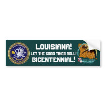 Birthday Party Louisiana  View Notes Bumper Sticker