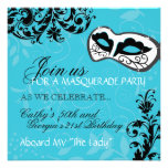 Birthday Party Masquerade Invitation