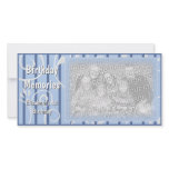 Birthday Party Memories Photo Card Blue