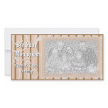 Birthday Party Memories Photo Card Brown Peach