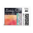 Birthday Party Postage stamp