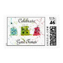 Birthday Party Postage Stamps stamp