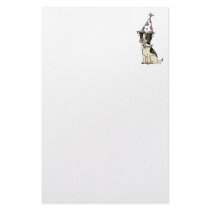Birthday party puppy stationery