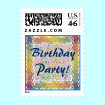 Birthday Party Stamps stamps