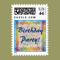 Birthday Party Stamps
