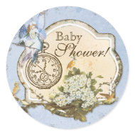 Birthday Party Sticker or Seal - Faerie Princess sticker