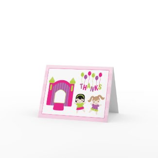Birthday Party Thank You Card card