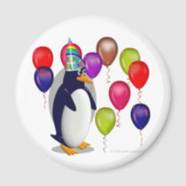 Birthday Penguin magnets