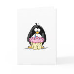 Birthday Penguin with Cupcake Cards