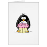 Birthday Penguin with Cupcake Cards Birthday Penguin with Cupcake Cards