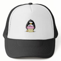Birthday Penguin with Cupcake Hats