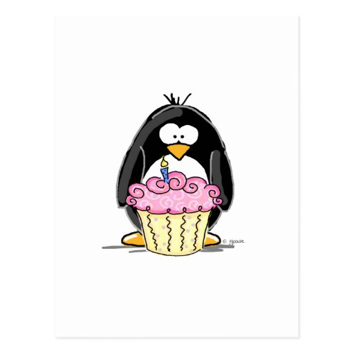 birthday_penguin_with_cupcake_postcards-
