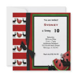 Birthday Picnic Custom Invites